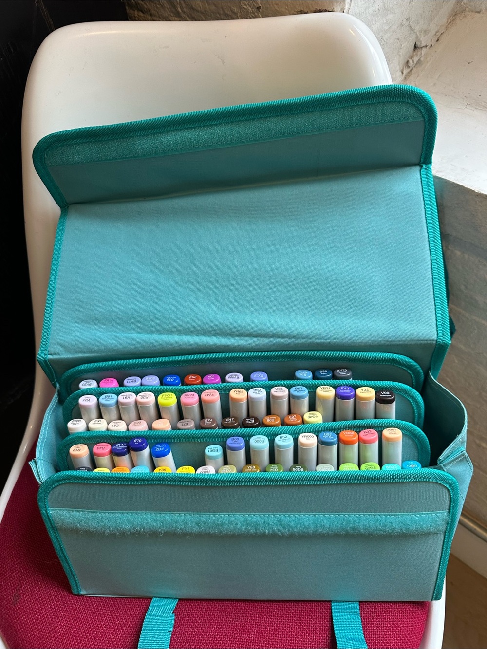 Copic sketch markers  72 pieces with case